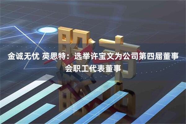 金诚无忧 英思特：选举许宝文为公司第四届董事会职工代表董事